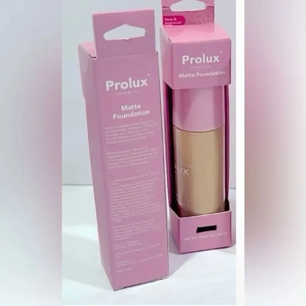 💥New Prolux Matte Foundation • Vegan & Cruelty Free Set of 2 - 1.35 FL oz.